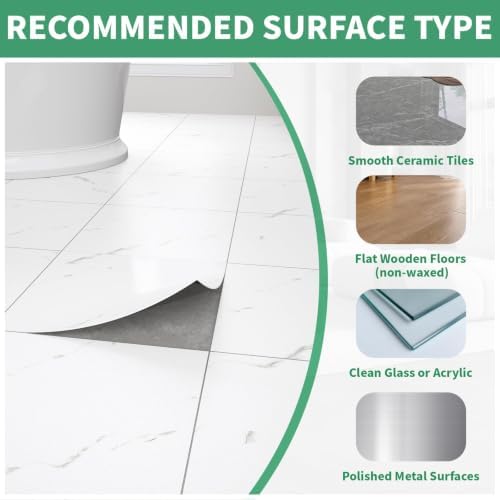 20 Pack Cover 20 Sq.Ft Peel and Stick Floor Tiles, 12” x 12” Self Adhesive - Image 4