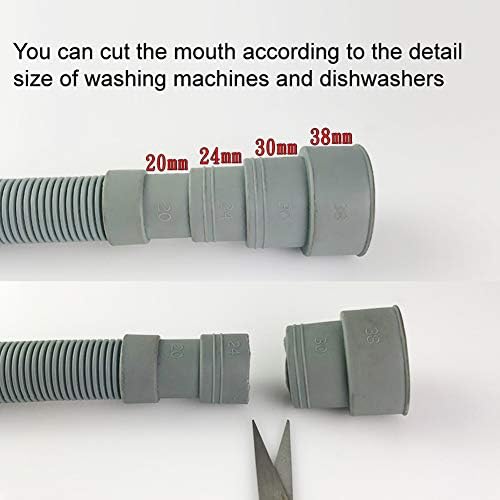 1 Piece 3.28ft Universal Wash Machine Drain Extension Hose Washing Machine - Image 3