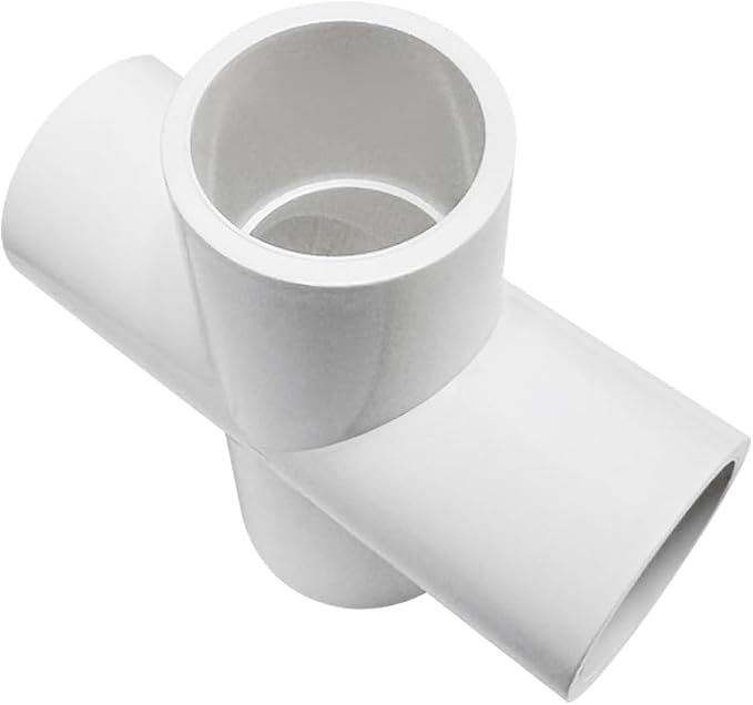 4 Way 3/4 SCH40 Flush Cross PVC Fitting Pipe Connector - Image 7