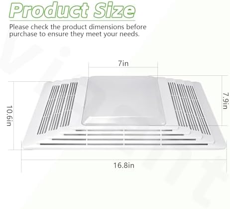 S97013662 Bathroom Exhaust Fan Cover and Lens - Image 2