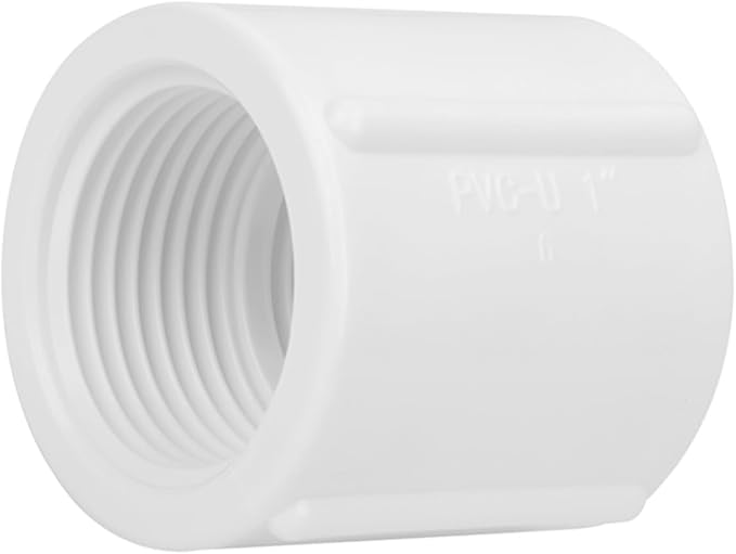 10Pack 1" Double Female Thread PVC Pipe Coupling Adapter Pipe Fitting Connector - Image 3