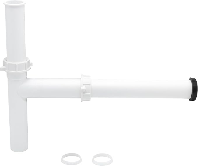 Telescopic Disposal Waste Kit, Disposal Connection Washer, and Baffled Tee - Image 2