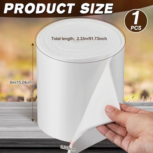 Jecery Adhesive Felt Roll, 1/8" X 6" X 2.5 Yard - Image 2