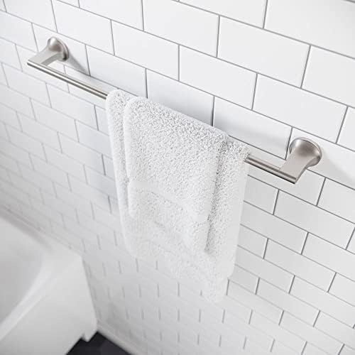 Pfister Pfirst Modern Spot Defense Brushed Nickel-Towel Bar 24 Inch BTBPFM2GS - Image 2