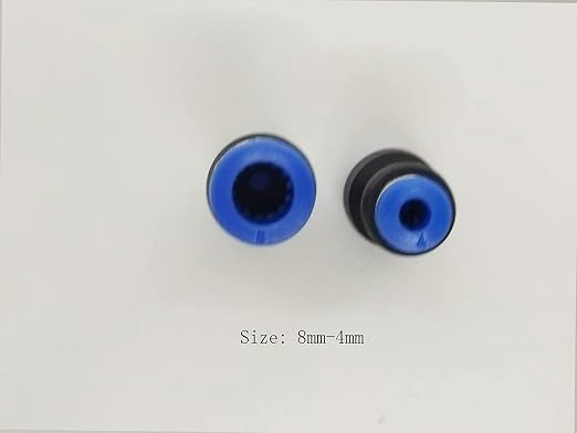 zjxed 8mm OD x 4mm OD Pneumatic quick Connector Push to Connect fittings - Image 2
