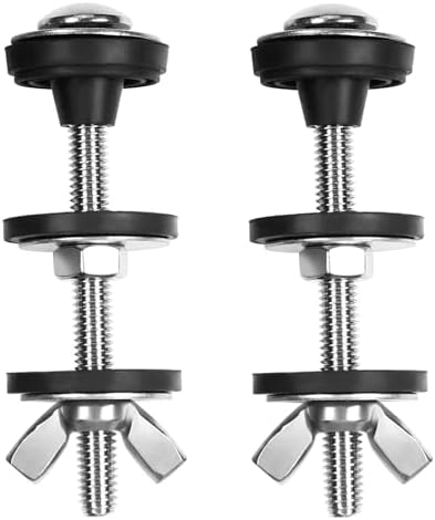 2Pcs Toilet Tank to Bowl Bolt Kit, Universal Toilet Tank Bolts Replacement by Auniwaig