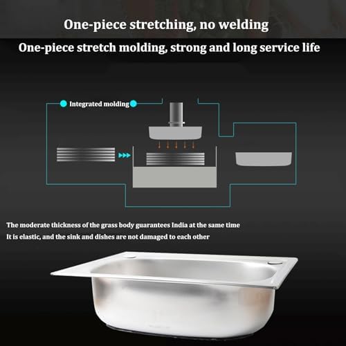 Wall Mount Stainless Steel Kitchen Sink - Image 3