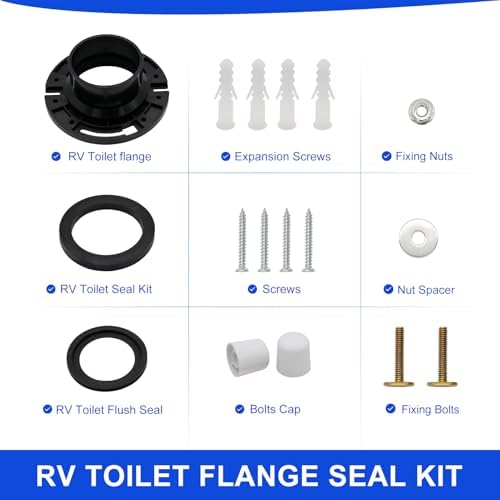 RV Toilet Seal and 3" Socket Floor Flange Kit - Image 3