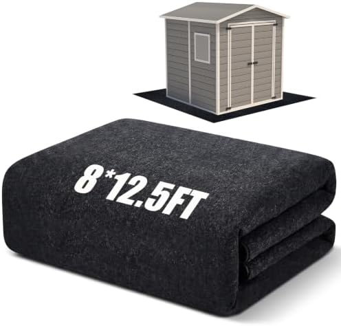 Shed Floor Mat 8 x 12.5 ft, PE Backing by Kedauud