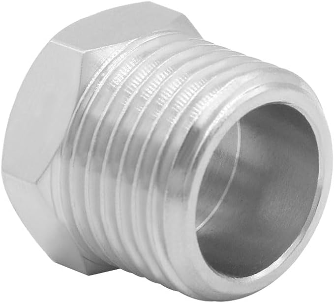 Joywayus 1/2 G Male to 3/8 Compression Female Thread Bushing Pipe Fitting - Image 7