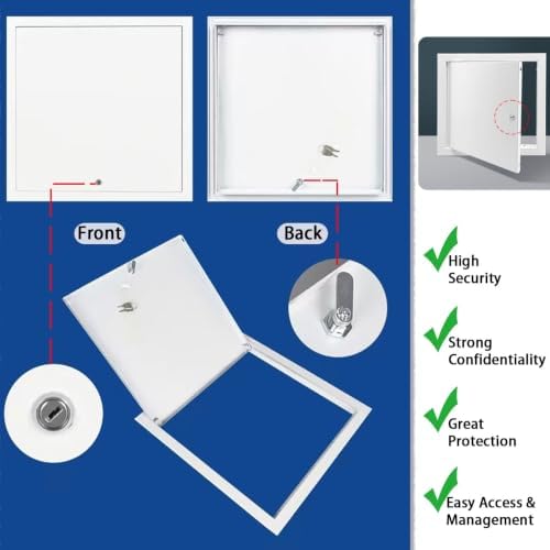 Gray Aluminum Access Door 13x24in Concealed Inspection Panel - Image 4