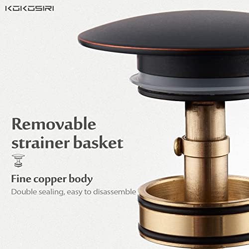 KOKOSIRI Pop Up Sink Drain - Image 3