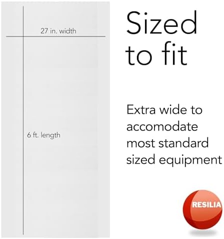 RESILIA Premium Clear Floor Protector Mat – Heavy-Duty Plastic Vinyl Covering - Image 4