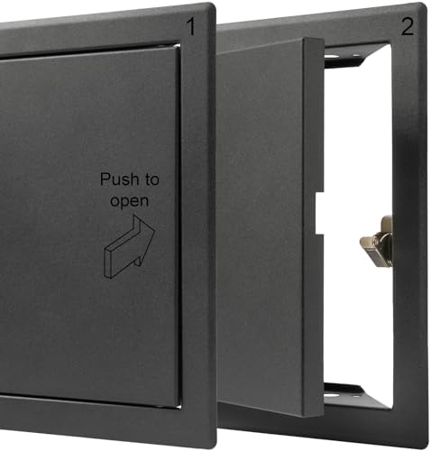 Vent Systems 8'' x 8'' Inch Anthracite Metal Access Panel - Image 7