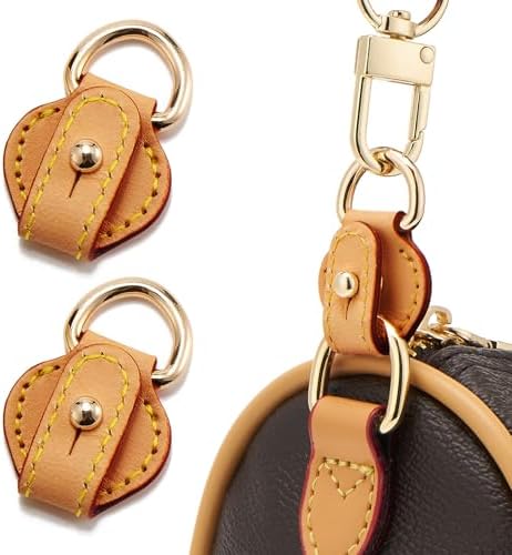 DEVPSISR 2Pcs Vachetta Leather D Rings - Image 3