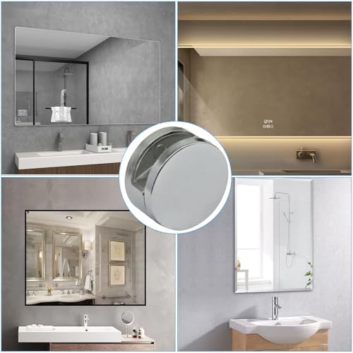 Frameless Mirror Mounting Hardware Kit, 4 Pack - Image 5