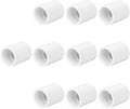 10PCS 3/4 Inch PVC Pipe Coupling Adapter Pipe Fittings Socket x Socket by HayEastdor