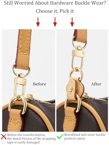 DEVPSISR 2Pcs Vachetta Leather D Rings - Image 4