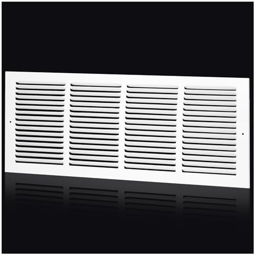 24x8 Return Air Grille for 24"W x 8"H Duct Opening, Return Air Vent Cover by EXCELFU