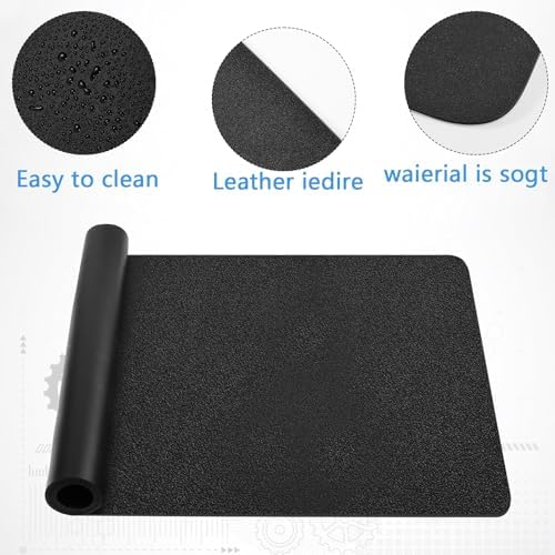 Work Bench Mat Top 47.2" x18" DIY Worktable Mat PU Leather Workbench Pad Topper - Image 4