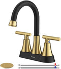 Bathroom Faucet, Hurran 4 inch Centerset 2-Handle Lead-Free by Hurran
