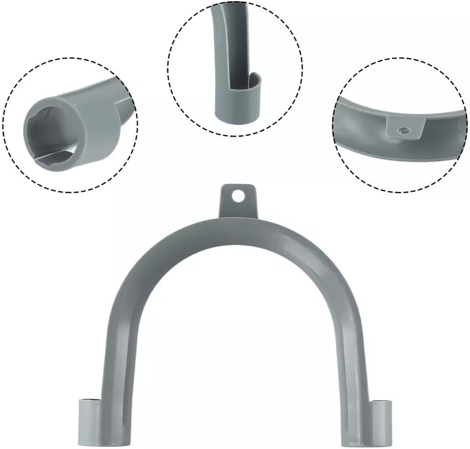 U Shape Washer Drain Hose Hook Drain Outlet Hose Hook Pipe Universal Ideal - Image 3