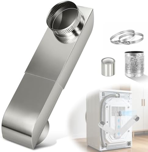 Periscope Dryer Vent Kit, 304 Stainless Steel, Adjustable 9.5-14.5in by Unknown
