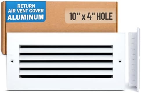 Fits 10x4 Hole | Aluminum Return Air Grille by Handua | Vent Cover Grill by Handua