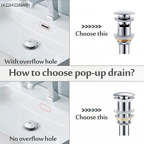 KOKOSIRI Pop Up Sink Drain - Image 4