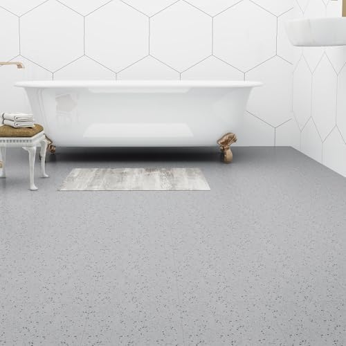 Vinyl Flooring - 12×12 inch Floor Tiles, 20 Packs Stick on Floor Tiles - Image 2