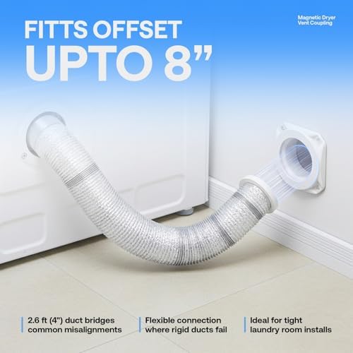 Magnetic Dryer Vent Kit for Tight Spaces - Image 5