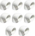 8PCS 3/4 Inch White PVC Pipe Corner Fittings 90 Degree Elbow Adapter Pipe by HayEastdor