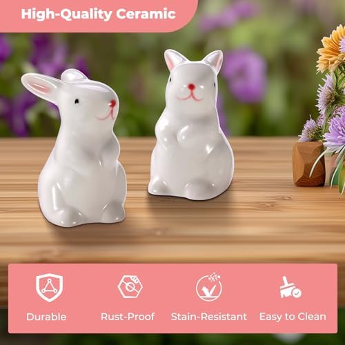 Decorative Rabbit Ceramic Toilet Bolt Caps - Image 6