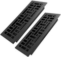 Howeall 4x12 Inches 2 Pack Heavy Duty Walkable Floor Register Easy Adjust Air by Howeall