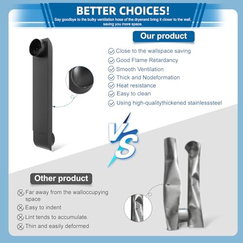 Dryer Vent Periscope Kit – 25"-55" Adjustment 304 SS Duct - Image 3