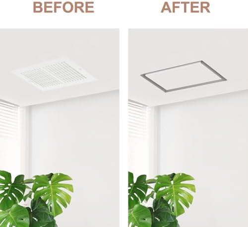 8x14 Inch Steel Recessed Flush Wall Vent Cover - Image 4