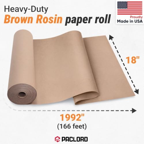 Floor Protection Natural Brown Rosin Paper 18" x 166 ft - Image 2