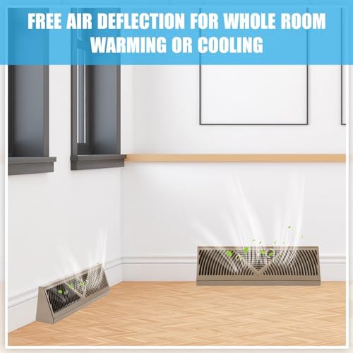 Yaocom 10 Pack Baseboard Register Vent 18 Inch Air Vent Covers - Image 5