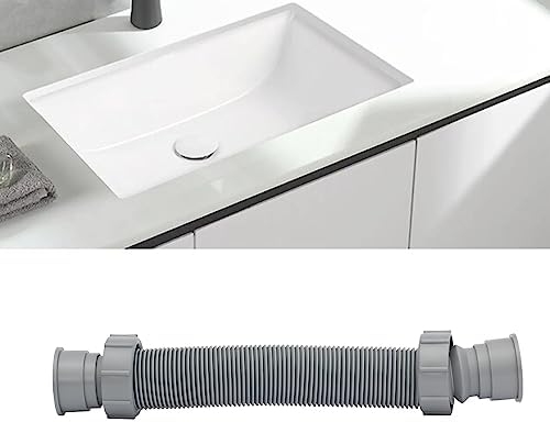 Flexible P-Trap Kit, 1-1/2 Inch Adjustable Drain Pipe - Image 6