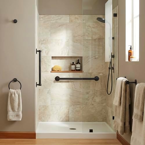 Gatco 5212MX Gibson Towel Ring | Modern Hand Towel Holder - Image 4
