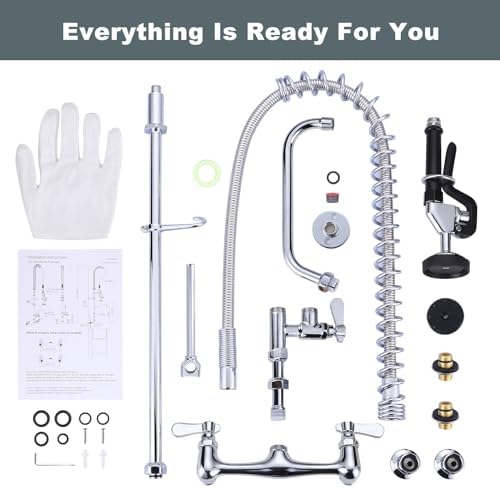47" Height Commercial Kitchen Sink Faucet - Image 6