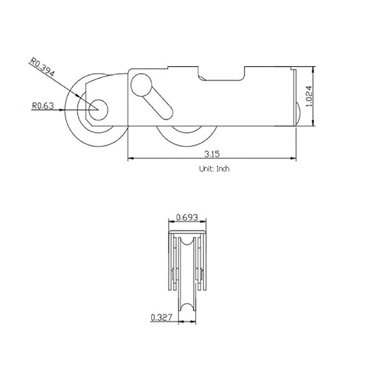 HauSun Sliding Patio Door Tandem Roller Replacement, 1-1/4 Inch Steel Ball - Image 7