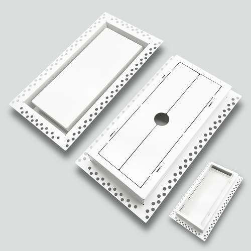 Flush Wall Vent Cover 6x12 Inch by DDPow
