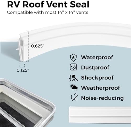 Universal 14" RV Roof Vent Cover - Image 3