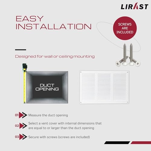 10x6 Vent Cover with Built-in Screen - Image 6