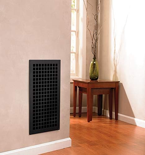 "Reggio Register Square Series Pattern Floor Grille, Oil-Rubbed Bronze Steel - Image 5