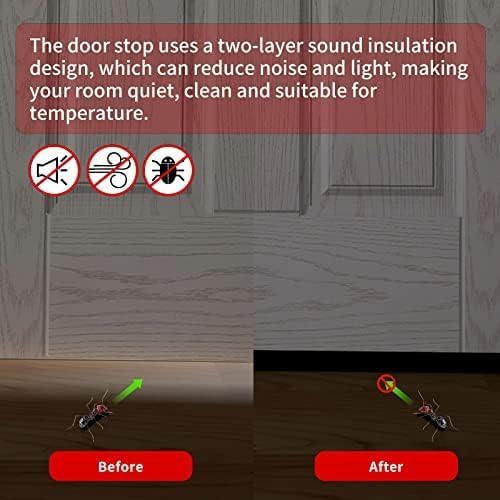 Door Draft Stopper, 36” Length Cuttable Weather Stripping Door Seal, Strong - Image 5