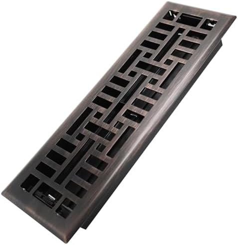 Howeall 4x14 Inches Heavy Duty Walkable Floor Register Easy Adjust Air Supply by Howeall