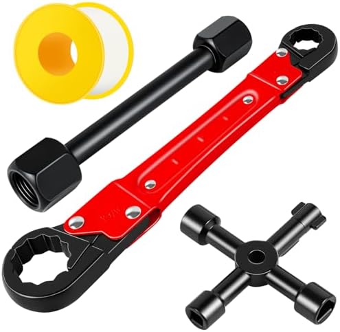 Ponpon Angle Stop Wrench Kit, Plumbing Tools, Angle-on Plumber Wrench by Ponpon