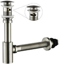 Bathroom Sink P-Trap Complete Set Adjustable Threaded Tube 1-1/4 Bottle Trap by GORDEE